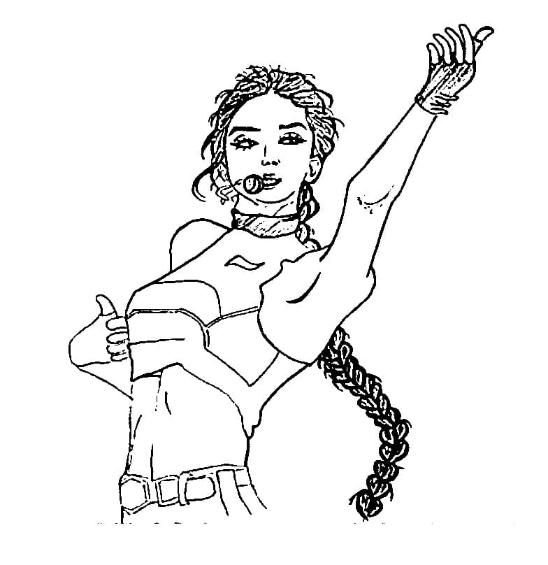 Jennie from Blackpink Coloring Game Jennie from Blackpink