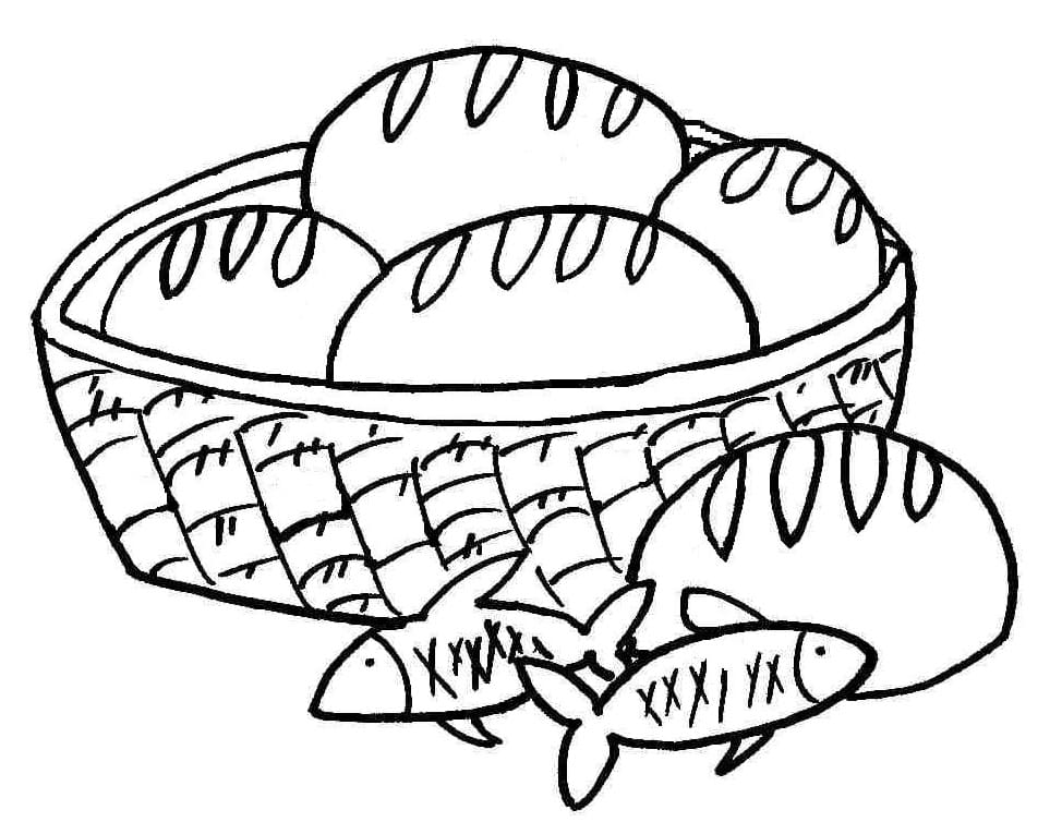 Jesus Feeding 5,000 Free