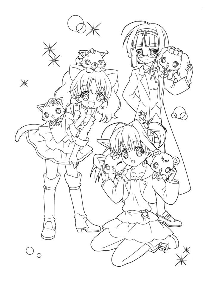Jewelpets 13 Coloring Game Jewelpets 13