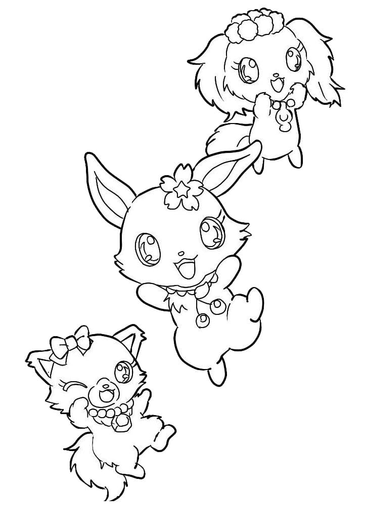Jewelpets 23 Coloring Game Jewelpets 23