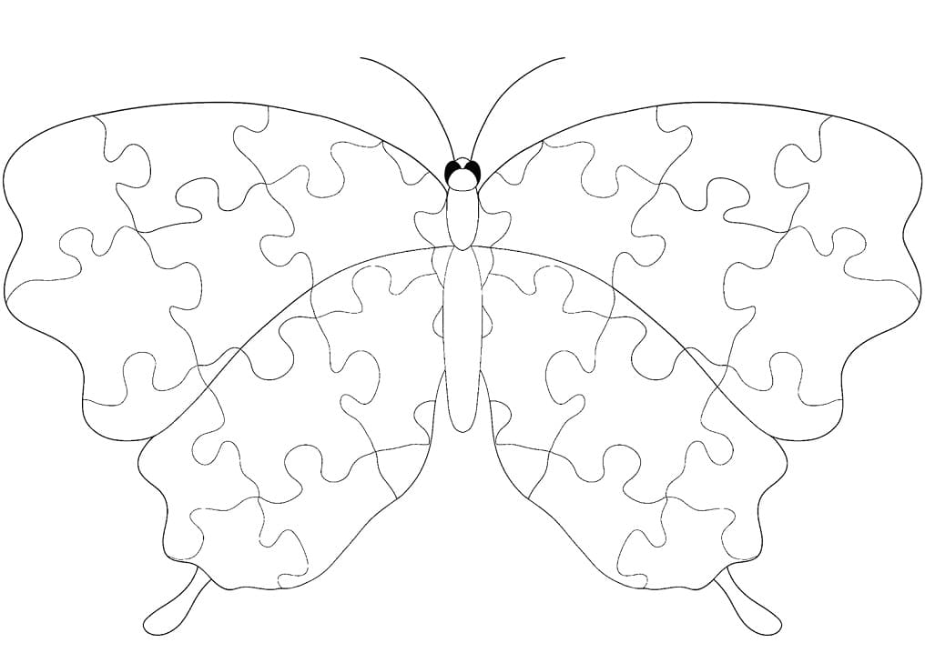 Jigsaw Puzzle Butterfly