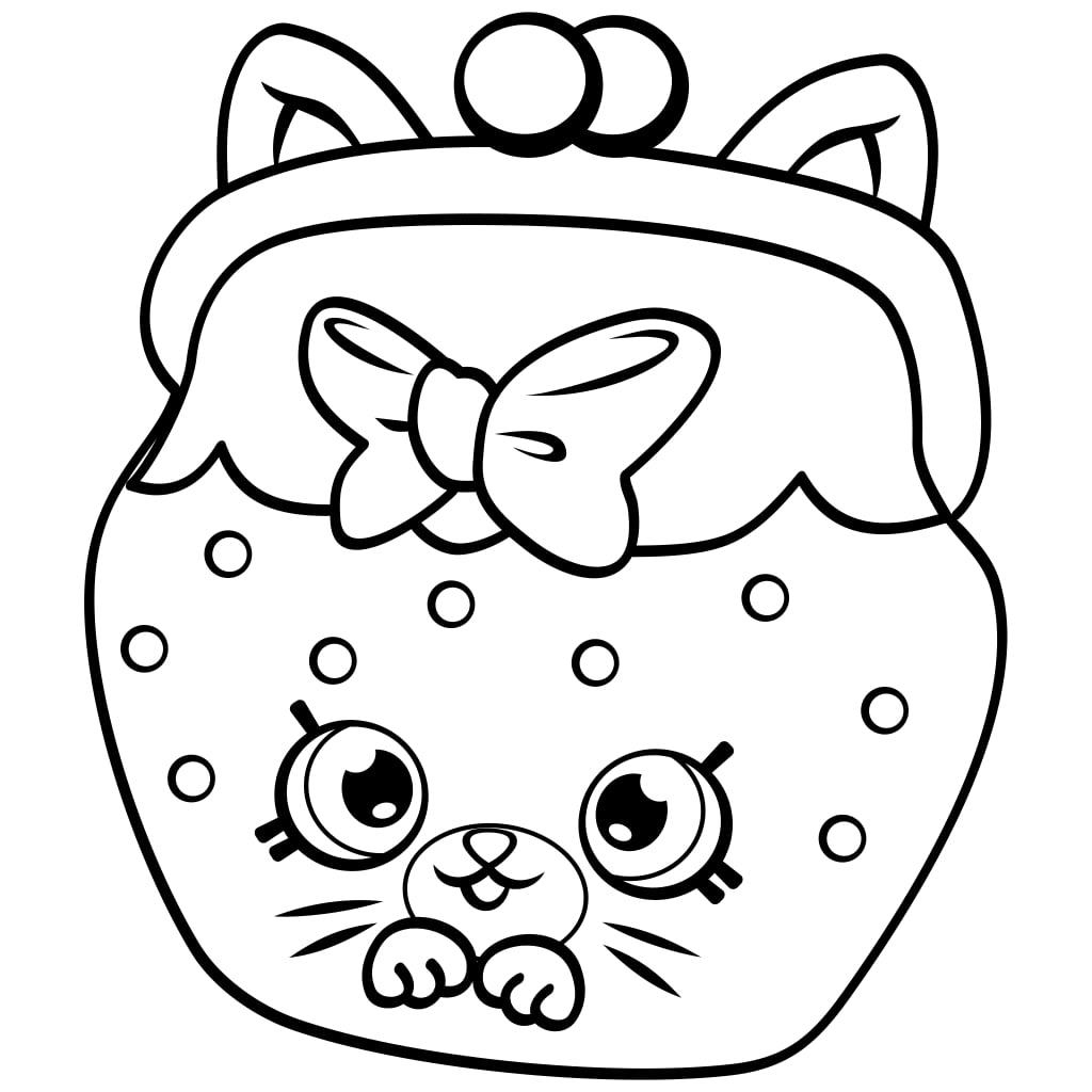 Jingle Purse Shopkin Coloring Game Jingle Purse Shopkin