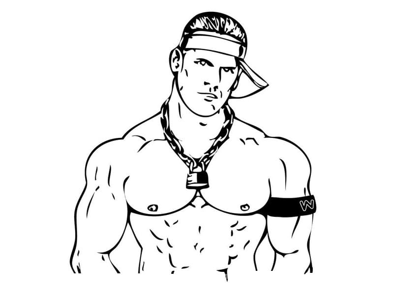 John Cena Drawing Coloring Game John Cena Drawing