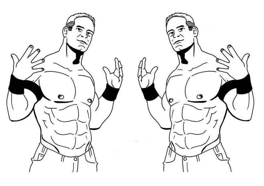 John Cena For Free Coloring Game John Cena For Free