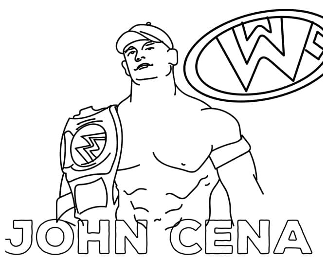 John Cena For Kids Coloring Game John Cena For Kids