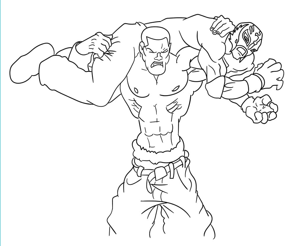 John Cena is Cool Coloring Game John Cena is Cool