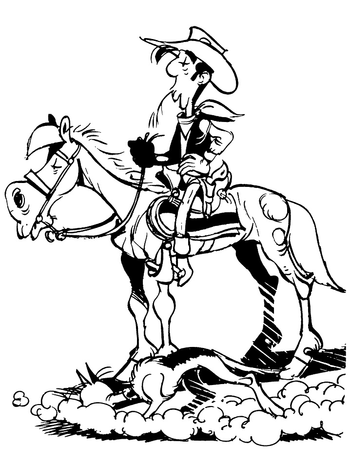Jolly Jumper with Lucky Luke