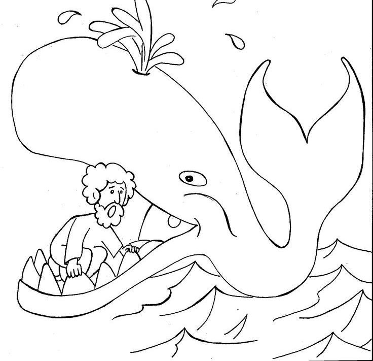 Jonah Runaway from God Coloring - Play Free Coloring Game Online