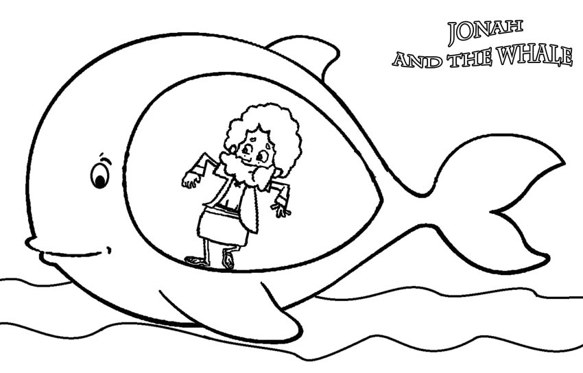 Jonah and the Whale 13 Coloring - Play Free Coloring Game Online