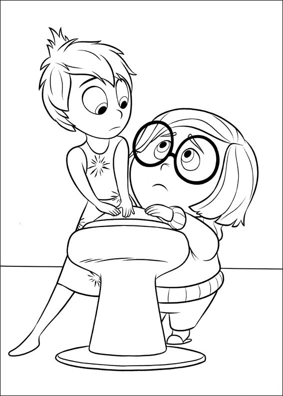 Sadness Inside Out Coloring - Play Free Coloring Game Online