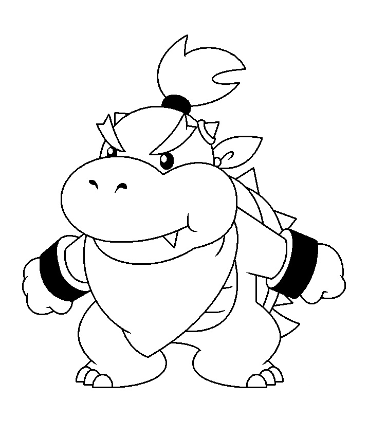 Monster Bowser Coloring - Play Free Coloring Game Online