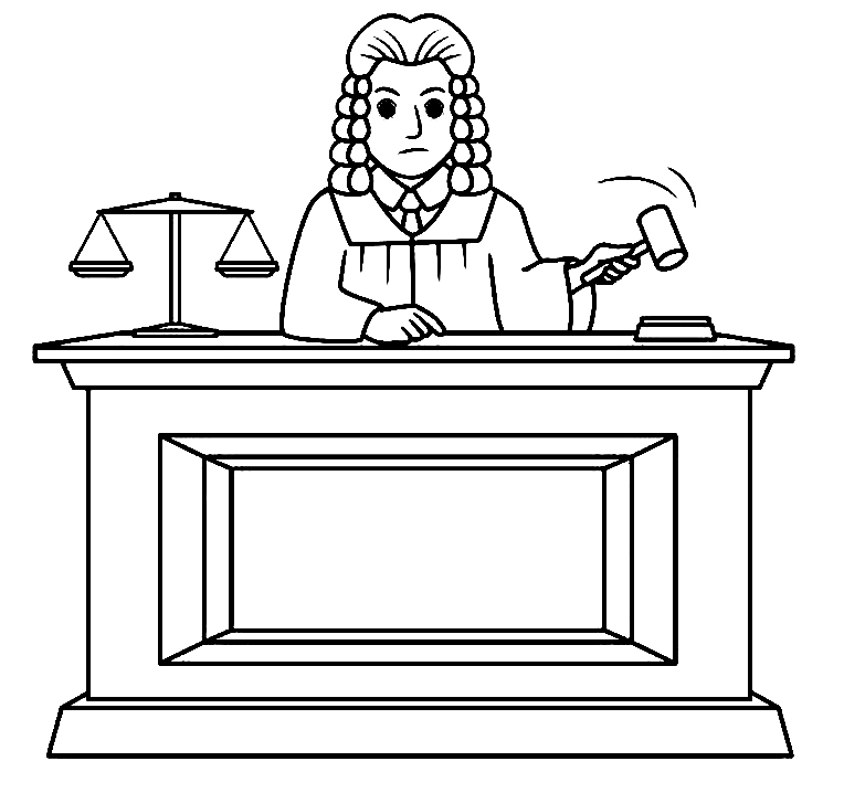 Judge 9 Coloring - Play Free Coloring Game Online