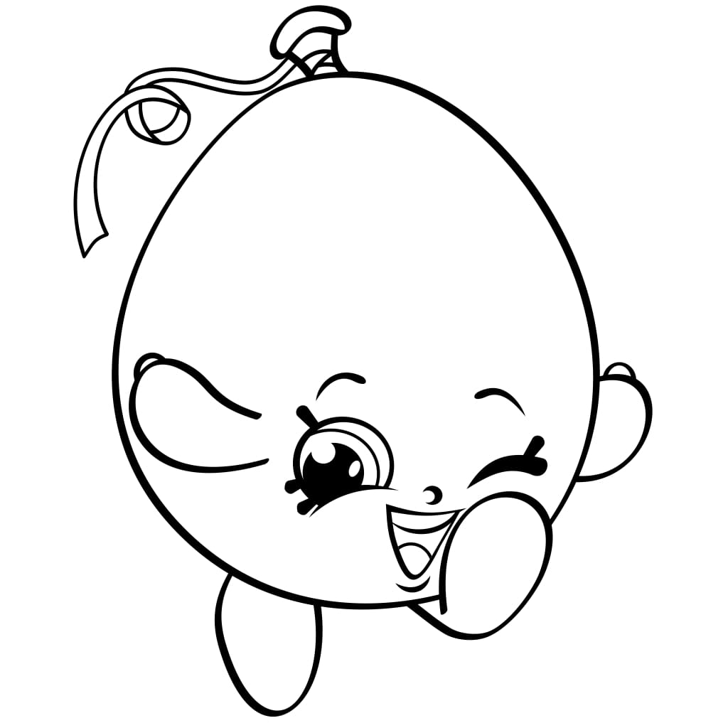 June Balloon Shopkin Coloring Game June Balloon Shopkin