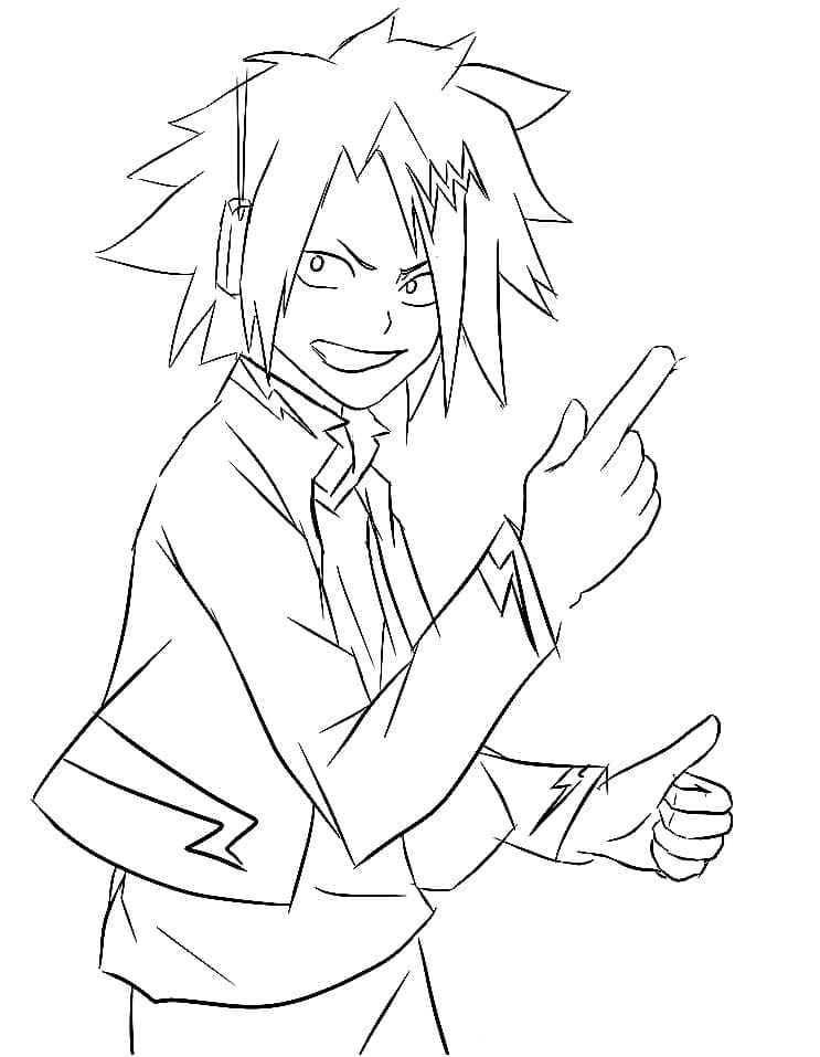 Kaminari Denki from My-Hero Academia