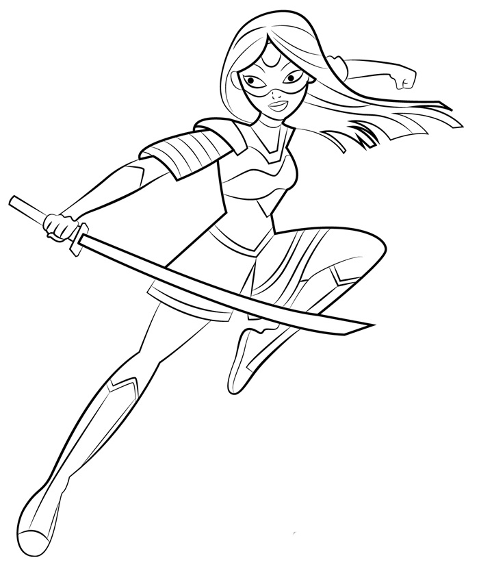 Katana from DC Super Hero Girls
