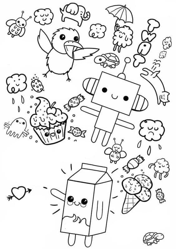 Kawaii Aesthetic Coloring Game Kawaii Aesthetic