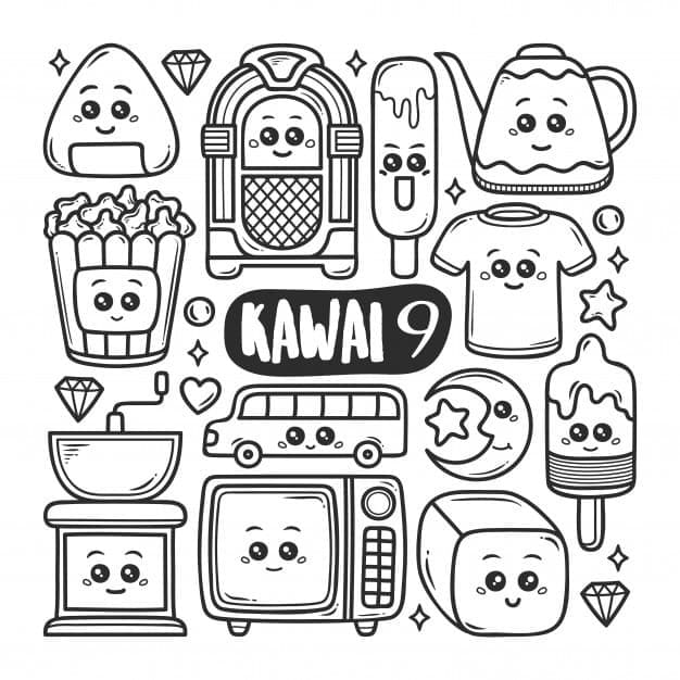 Kawaii Aesthetics Coloring Game Kawaii Aesthetics