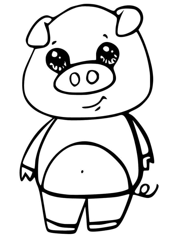 Kawaii Baby Pig