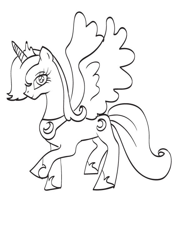 Kawaii Princess Luna Coloring Game Kawaii Princess Luna