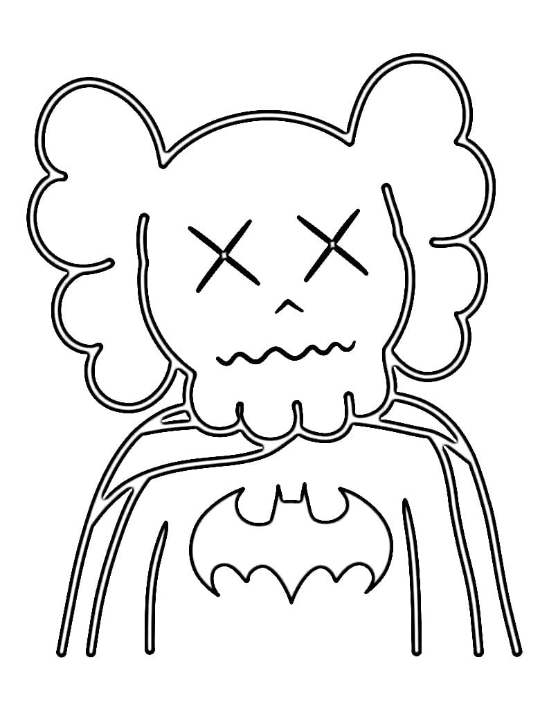 Kaws to Color Coloring Game Kaws to Color