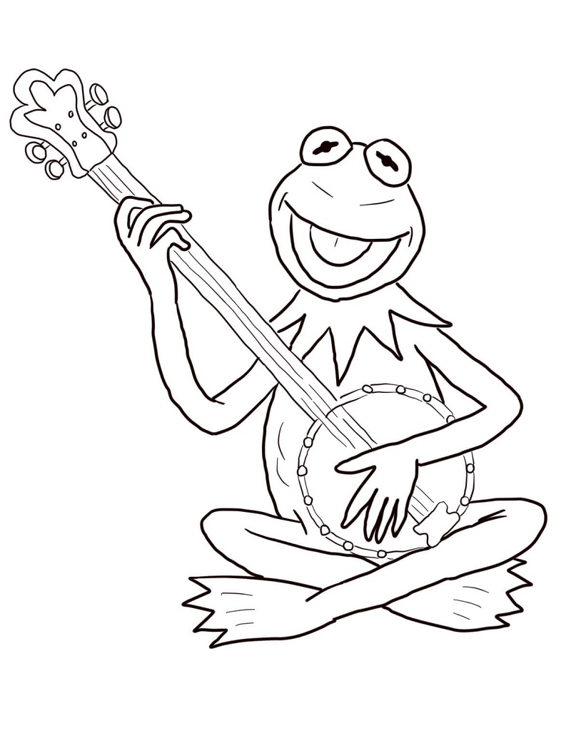 Kermit the Frog Playing Banjo