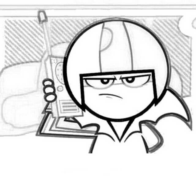 Kick Buttowski Calling Coloring Game Kick Buttowski Calling