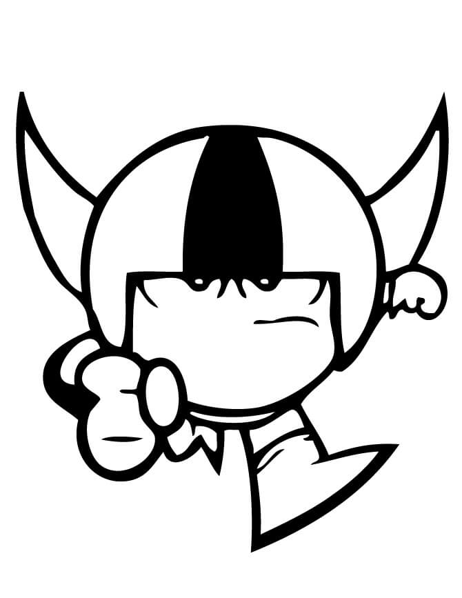 Kick Buttowski Running Coloring Game Kick Buttowski Running