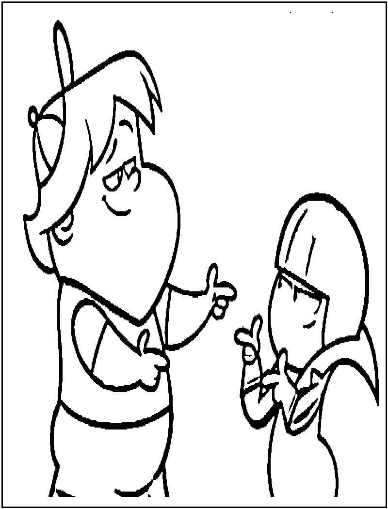 Kick Buttowski and Gunther 1 Coloring Game Kick Buttowski and Gunther 1