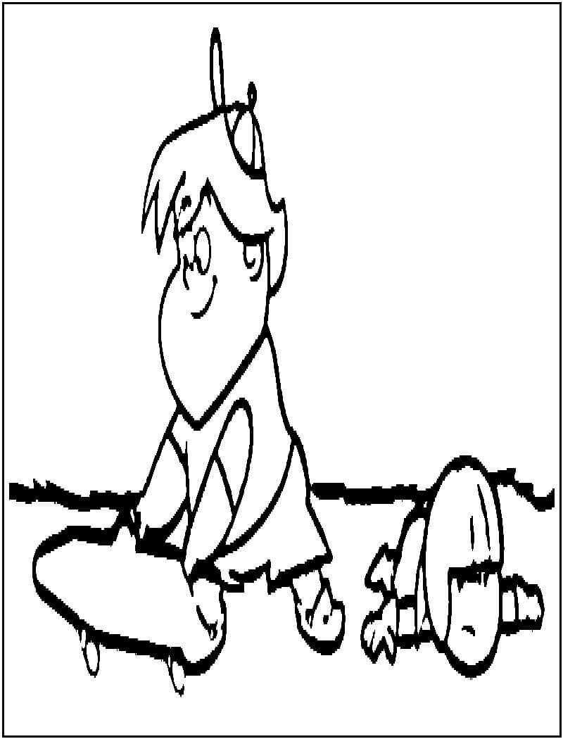 Kick Buttowski and Gunther 2 Coloring Game Kick Buttowski and Gunther 2