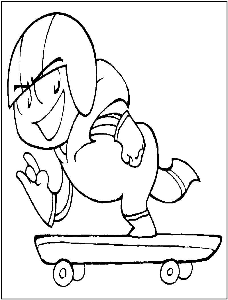 Kick Buttowski on Skateboard Coloring Game Kick Buttowski on Skateboard