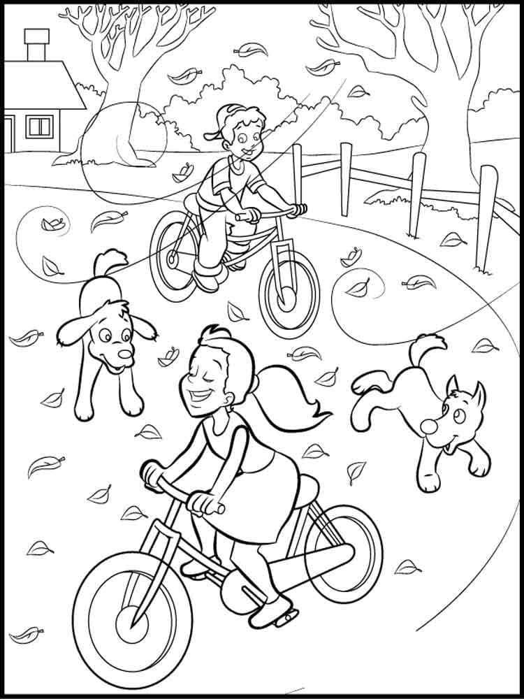 Kids and Dogs in the Park Coloring Game Kids and Dogs in the Park