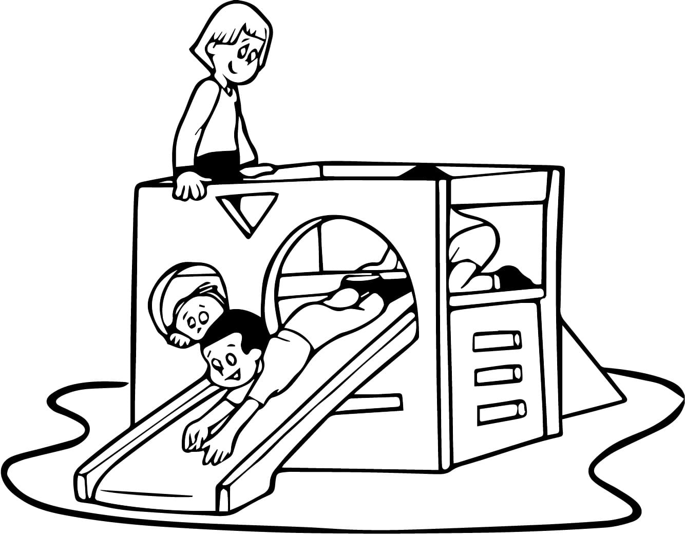 Kids at Park Coloring Game Kids at Park