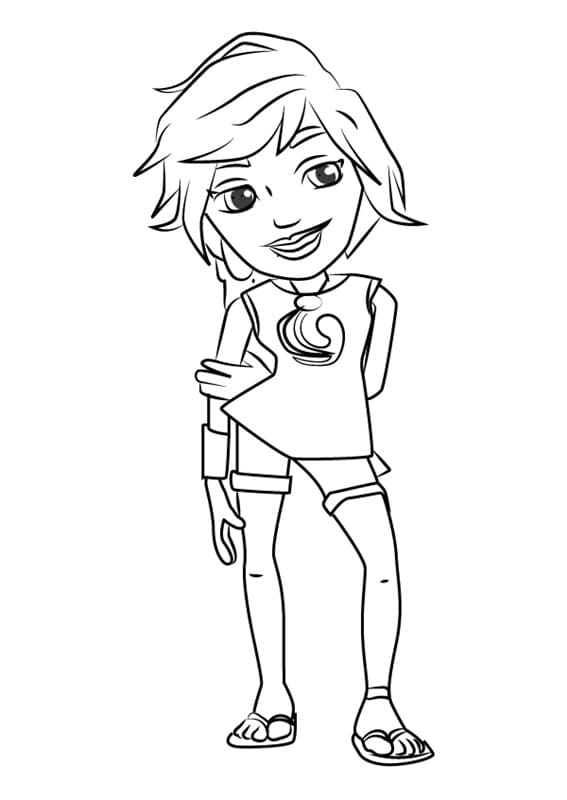 Kim from Subway Surfers