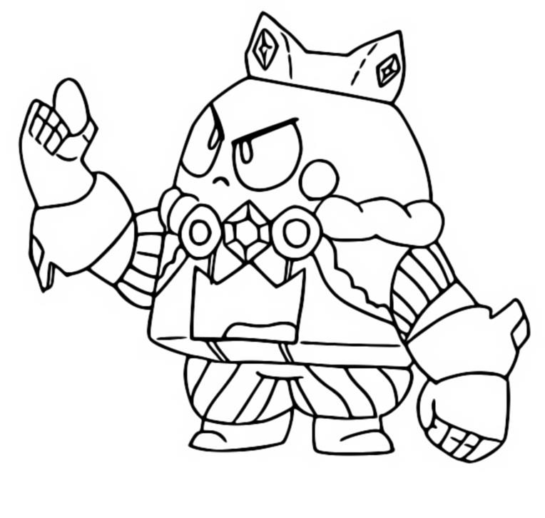 King Lou Brawl Stars 1 Coloring Game King Lou Brawl Stars 1