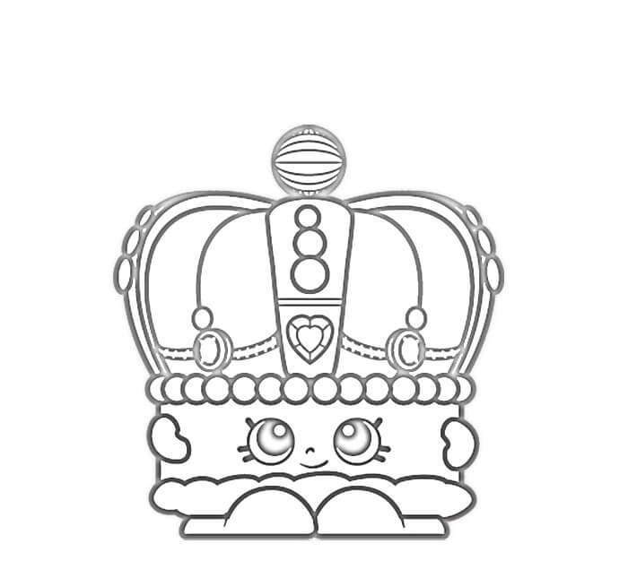 Kingsley Crown Shopkin Coloring Game Kingsley Crown Shopkin