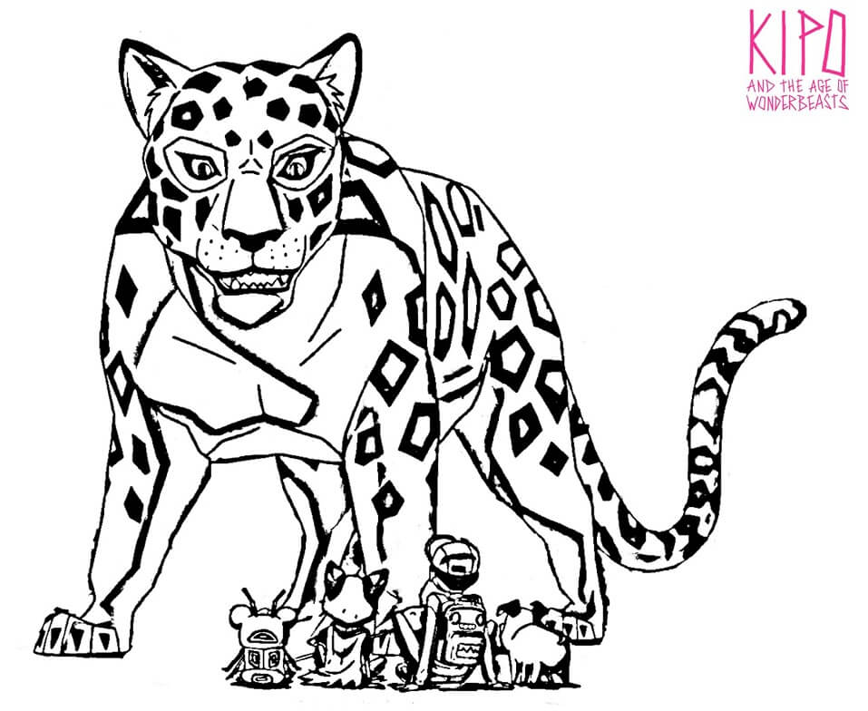 Kipo and the Age of Wonderbeasts Coloring Games - ColoringGames.Net
