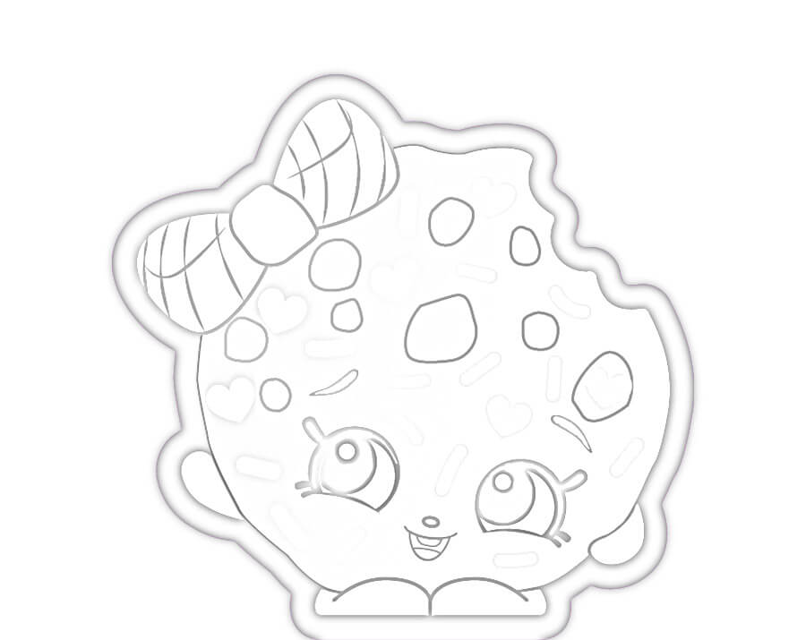 Kookie Cookie Shopkin Coloring Game Kookie Cookie Shopkin