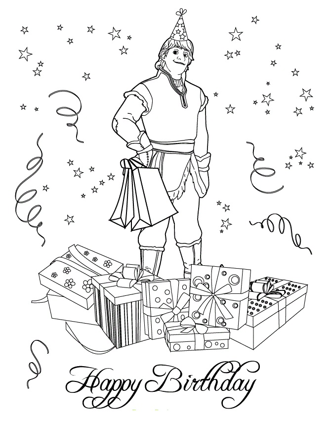 Kristoff Birthday Coloring Game Kristoff Birthday