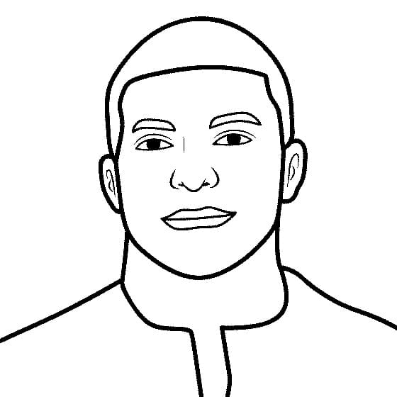 Kylian Mbappé 2 Coloring Game Kylian Mbappé 2