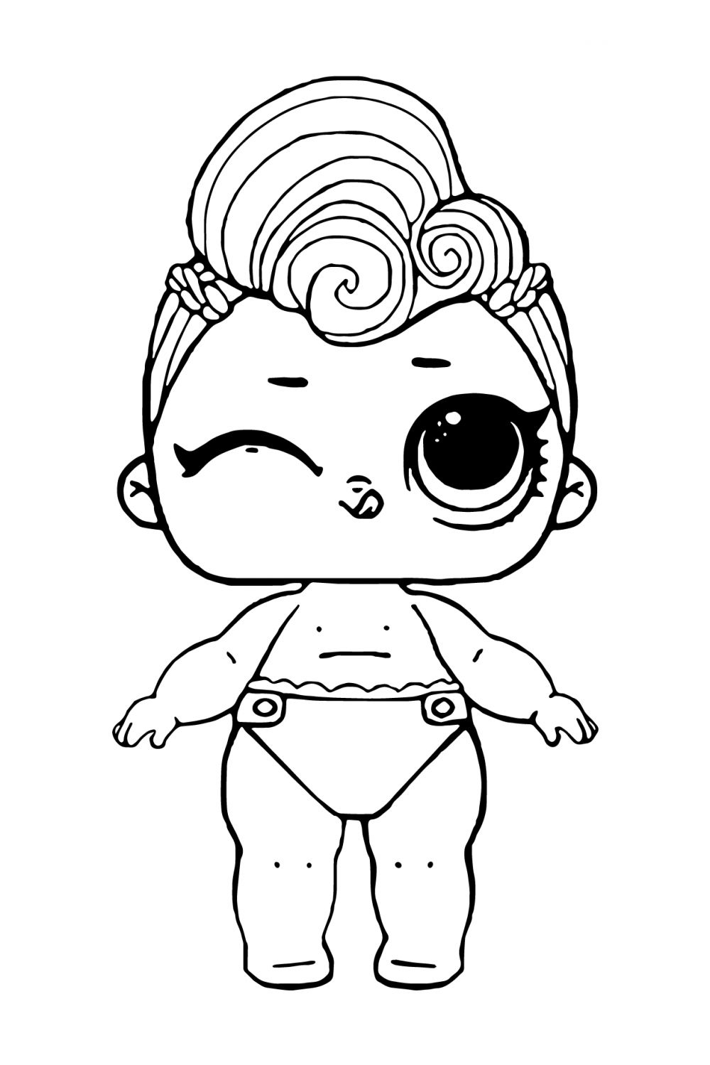 LOL Baby Lil Stardust Coloring - Play Free Coloring Game Online