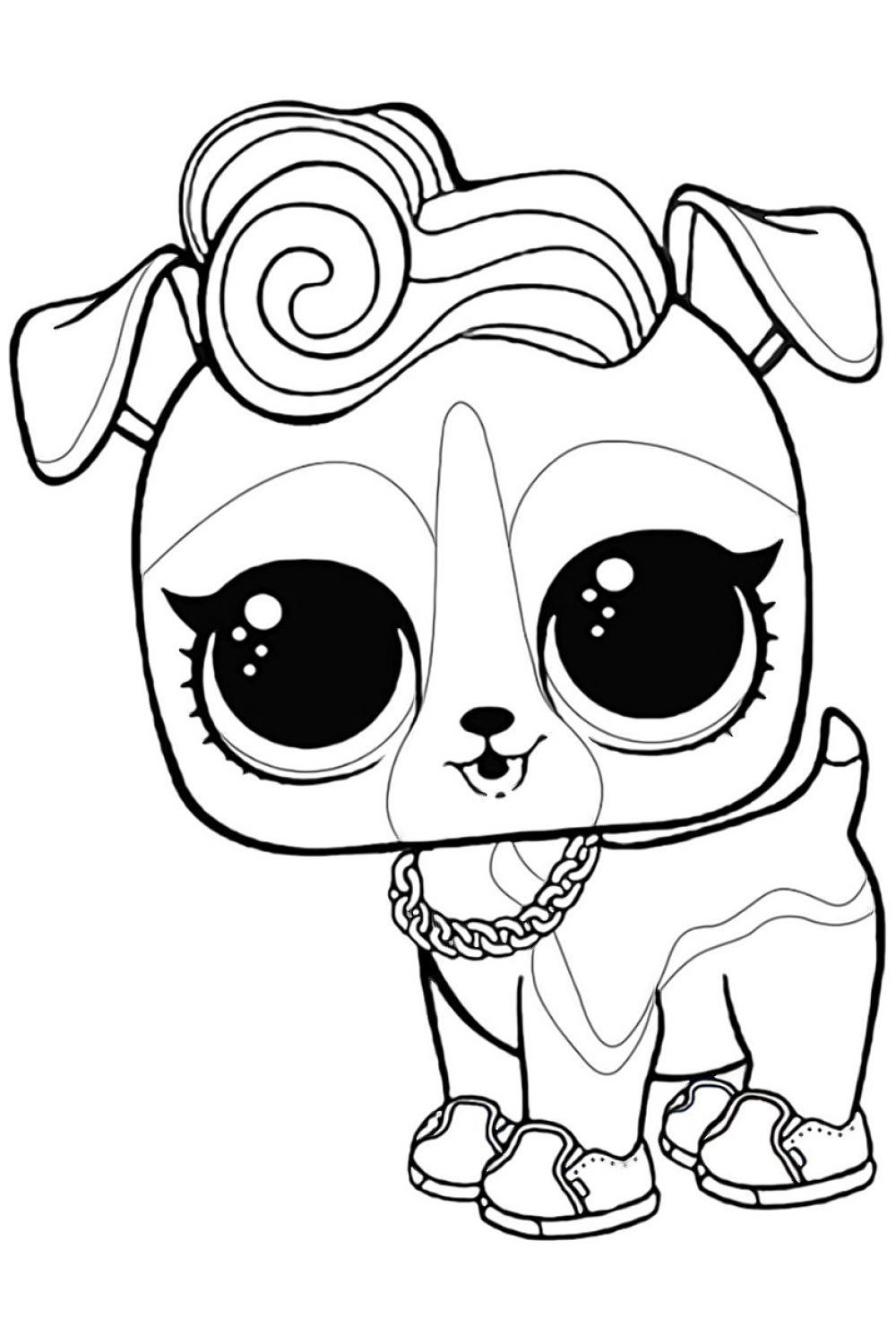 LOL Pet Puppy Coloring - Play Free Coloring Game Online