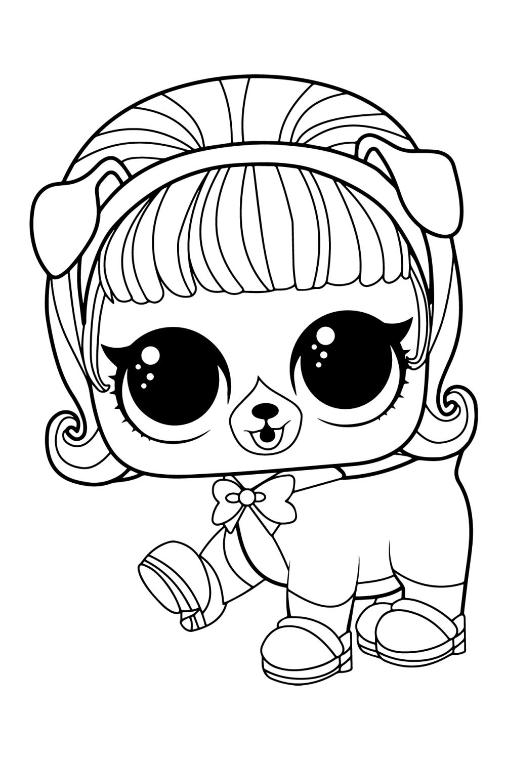 LOL Pet Puppy Coloring - Play Free Coloring Game Online