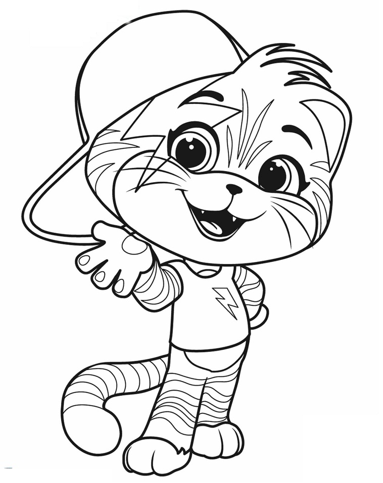 44 Cats Coloring Games - ColoringGames.Net