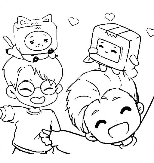 LankyBox Image Coloring Game LankyBox Image