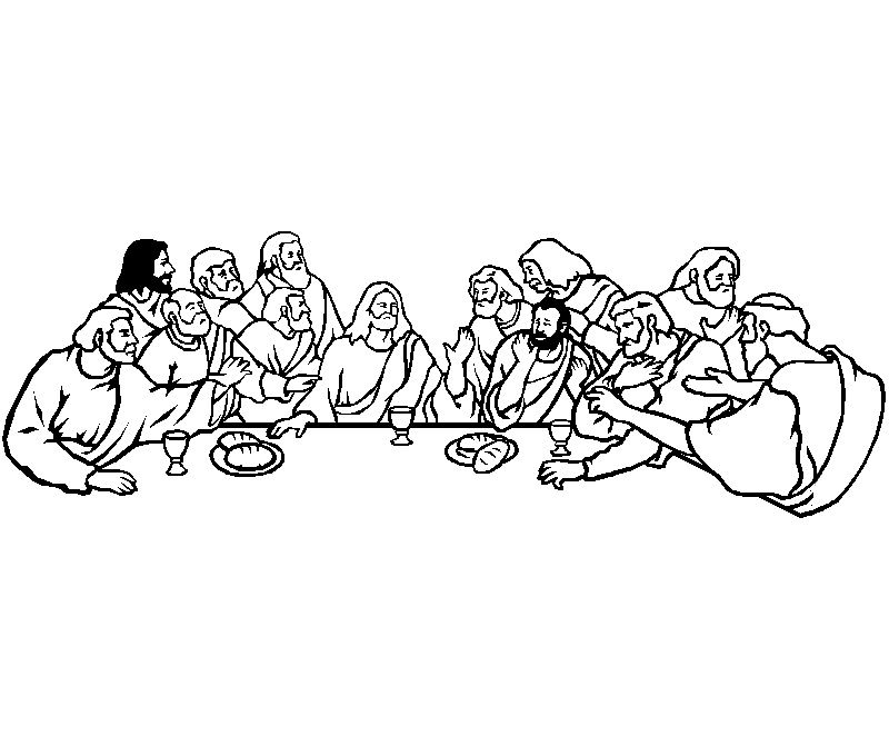 The Last Supper 4 Coloring - Play Free Coloring Game Online