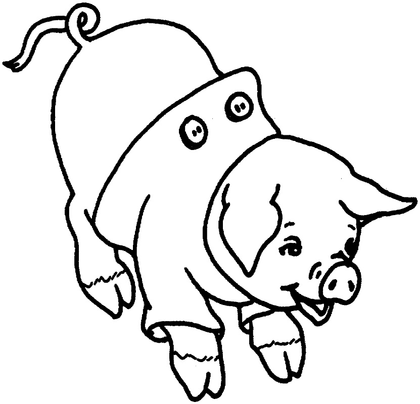 Laughing Pig Coloring Game Laughing Pig