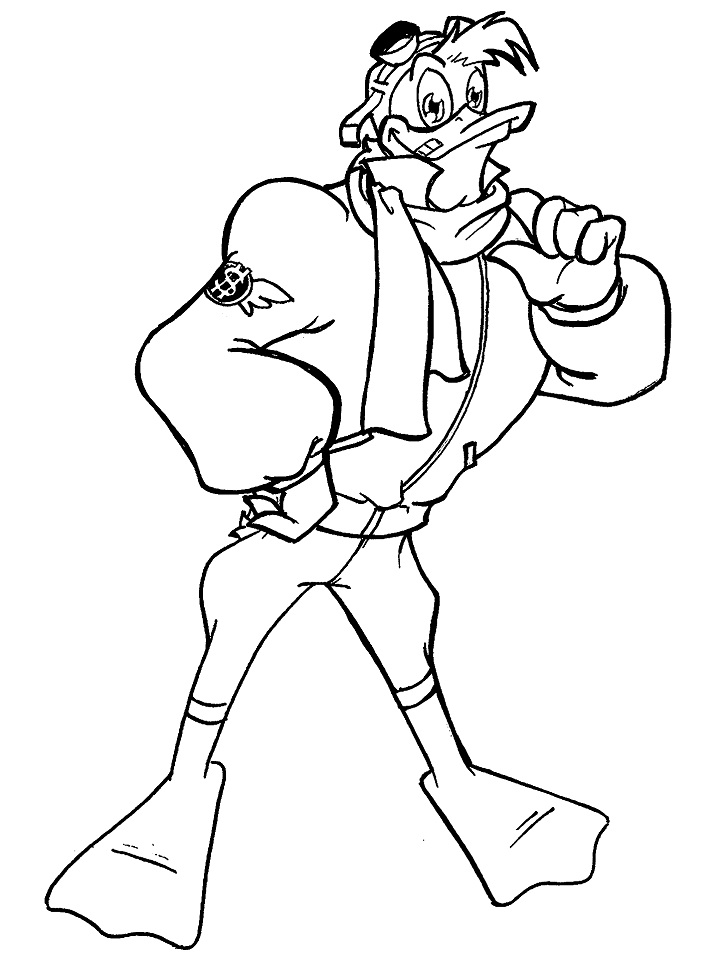 Launchpad McQuack from Ducktales