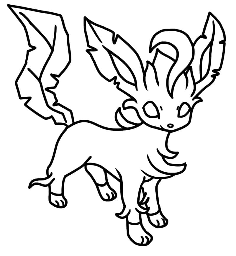 Leafeon smiles