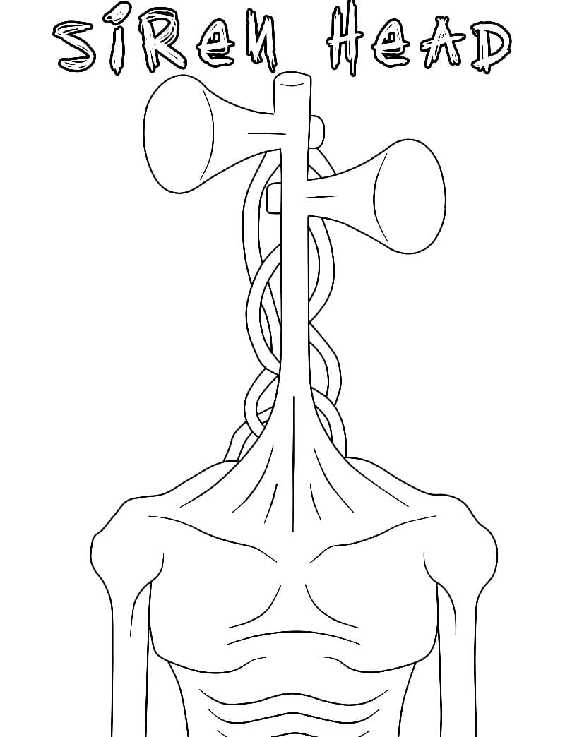 Legend Siren Head Coloring Game Legend Siren Head