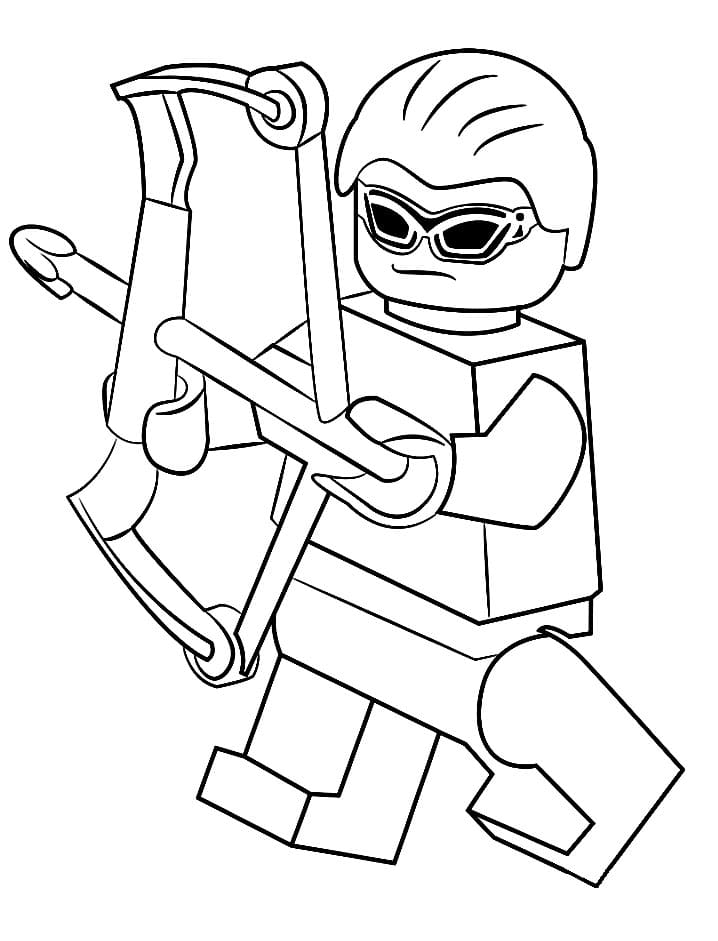 Lego Hawkeye Coloring Game Lego Hawkeye